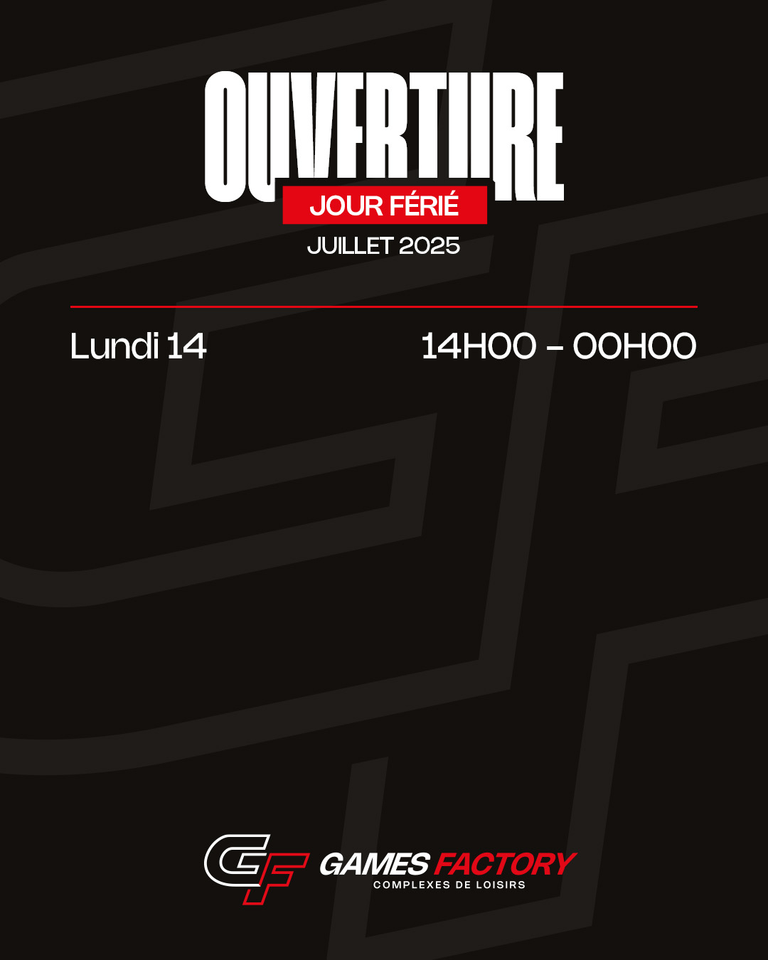 Horaires jour férié
